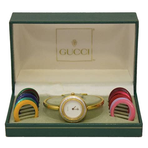 gucci watch changeable face|gucci watch with interchangeable bezels.